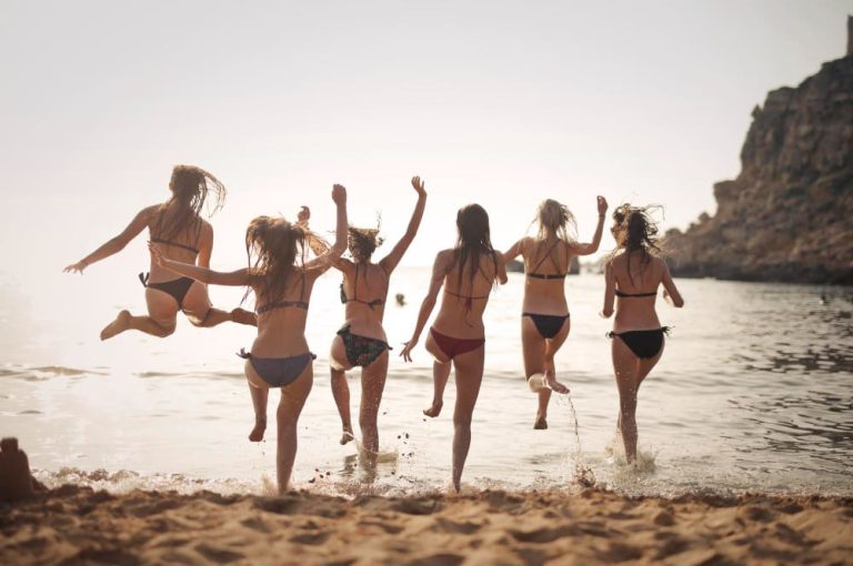 Despedida de soltera en la playa